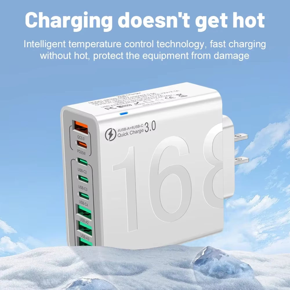High-Speed Multi-Port USB-C Charger